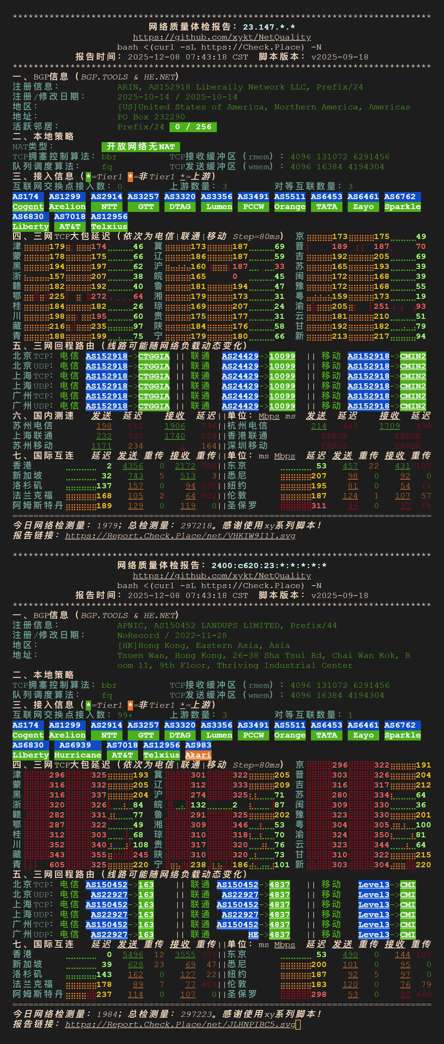 [nodequality测试]Technovm HK lite 1C 1G 5GB 2.5T流量 ￥7.8/月测评