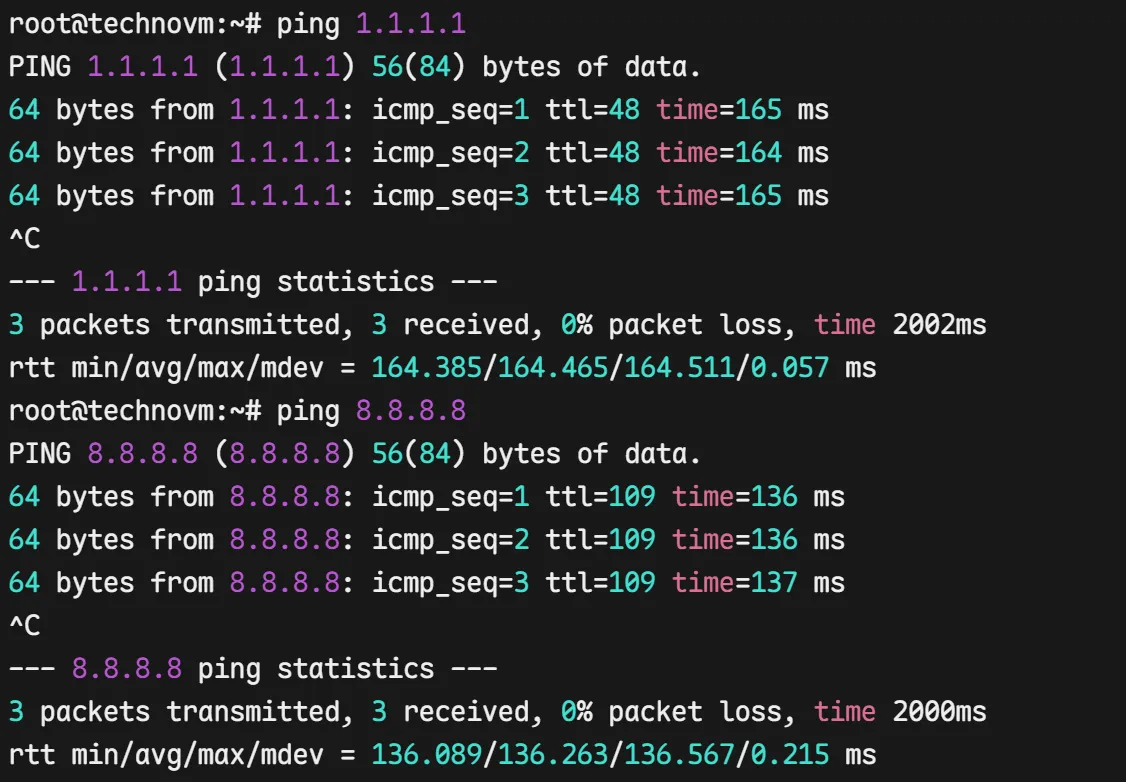 [nodequality测试]Technovm HK lite 1C 1G 5GB 2.5T流量 ￥7.8/月测评